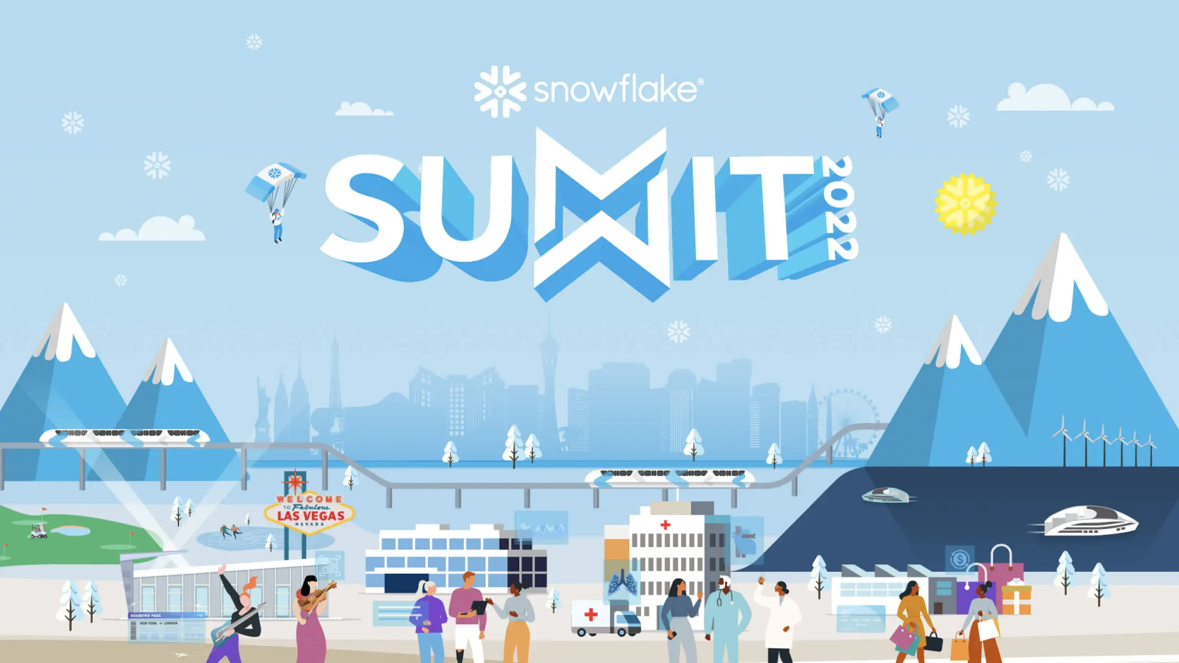 Snowflake Summit user conference branding